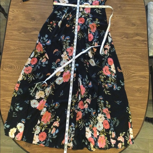 Zara Floral Black Maxi Dress - Picture 15 of 16